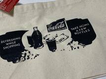 Coca-Cola コカ・コーラ キャンバス ランチバッグ 展示未使用品_画像2