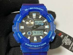 カシオ CASIO Gショック G-SHOCK G-LIDE Gライド ブルー スケルトン GAX-100MSA-2AJF 展示未使用品