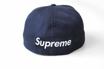 未使用 Supreme ◆21SS Reverse Box Logo New Era キャップ ネイビー (59FIFTY 7 5/8) ボックスロゴ 帽子 ニューエラ シュプリーム ◆D-3_画像3