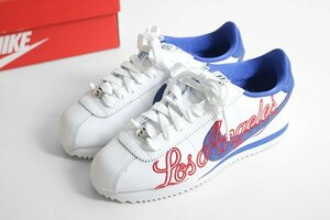 * не использовался NIKE * Cortez Basic Los Angeles спортивные туфли белый / голубой 23.5cm ( с коробкой ) DA4402-100korutetsu кожа Nike *J-3