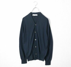 ☆良品 COMME des GARCONS SHIRT ◆ コットンニット カーディガン ネイビー S セーター Vネック コムデギャルソン シャツ ◆FM19