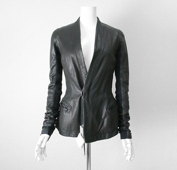 特価 販売 - rick owens 16SS ニット切替 ライダースジャケット - 半価
