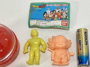 12 ドラゴンボールZ 消しゴム スーパーセレクション100 2種 天津飯 悟空 ガシャポン Gashapon Dragon Ball Z Keshi Tien Shinhan Goku