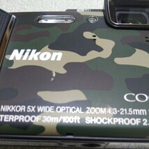 NIKON COOLPIX AW130 迷彩 箱なし_画像3