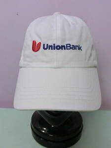 MUFG ユニオン・バンク キャップ 刺繍 帽子 制服 三菱UFJ銀行 子会社 アドバタイジング 企業物 Union Bank