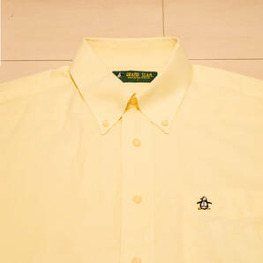 Munsingwear マンシングウェア コットン 100% ボタンダウン プレーン 長袖 シャツ L 春 (H0041101)の画像1