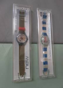  super rare SWATCH Swatch 2 pcs set AUTONATIC most the first machine &GZ161 limited goods art artist watch collectors item regular shop buy goods 