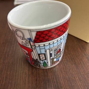 未使用品 ムーミンカフェ購入限定 ムーミンカフェ柄 ミニマグカップ  MOOMINCafe スーベニアミニマグカップの画像5