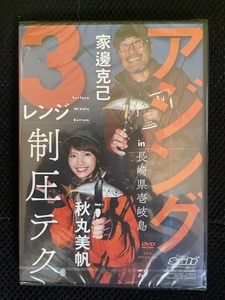 アジング 釣果に差がつく3レンジ制圧テクニック in長崎県壱岐島 家邊克巳 秋丸美帆 みっぴ 未開封DVD