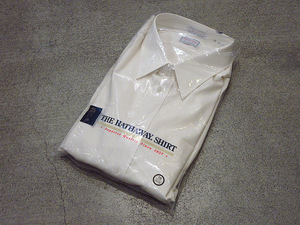 ビンテージ80's●DEADSTOCK Hathawayドレスシャツ白size 18 34-35●230416i1-m-lssh-drsワイシャツデッドストック長袖