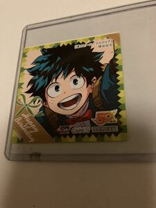 365 先着 特典 ステッカー ジャンプショップ 366日 緑谷出久 ヒロアカ 誕生日 緑谷 バースデー 50th 鬼滅 映画村 デク 50周年 映画 劇場版