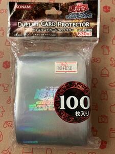  Yugioh OCG the first period version te. Ellis to card protector tent graphic silver sleeve unopened rare supply 100 sheets deck shield 