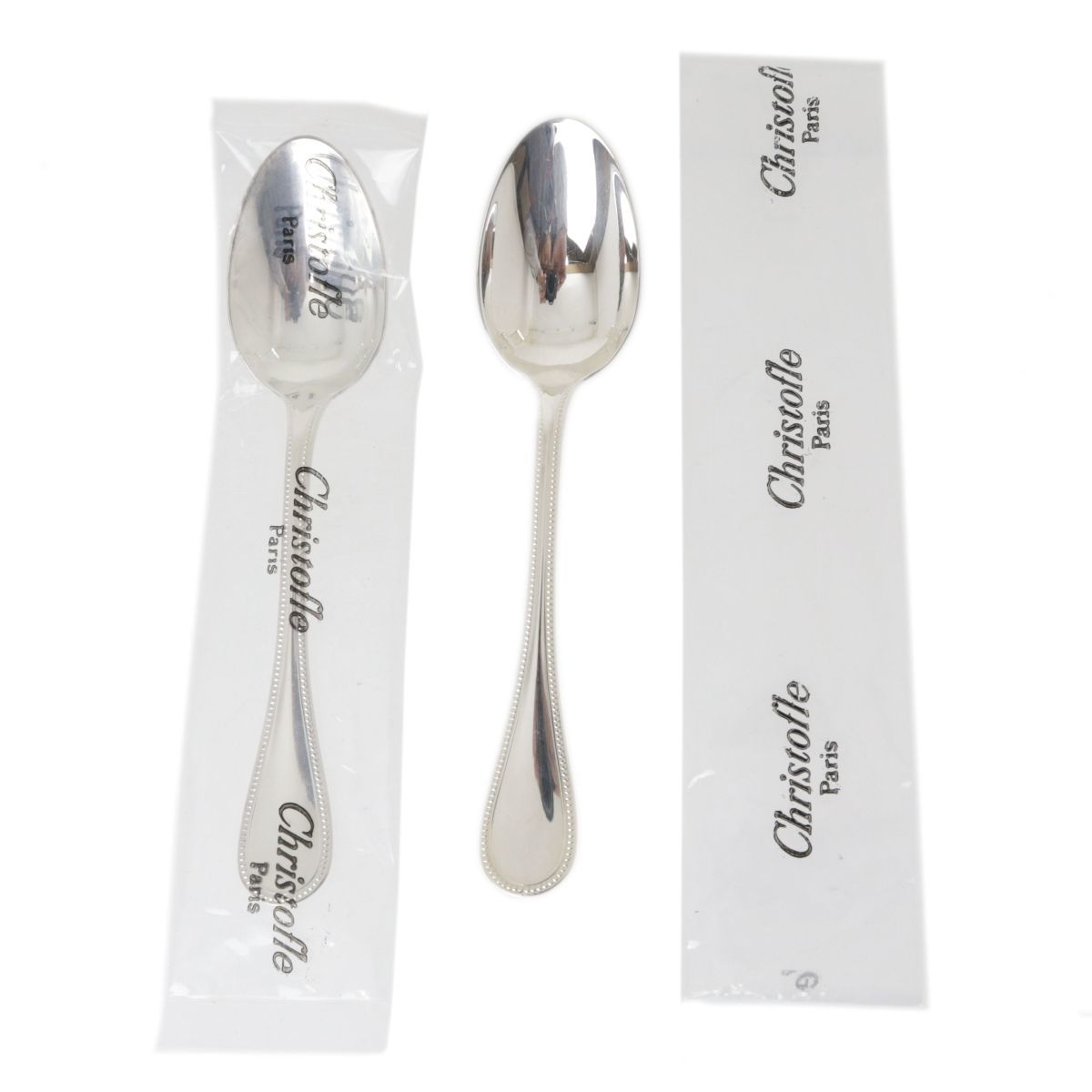 未使用Christofle シルバースプーン 2本セット クリストフル シルバースプーン 2本セット クリストフル