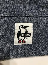 【良品】 CHUMS チャムス ハリケーントップ スウェット トップス サイズ XL 半袖 ネイビー 180/105 CH00-1004_画像10