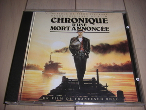 CD「ピッチオーニ / Chronique d'une Mort Annoncee」 1996