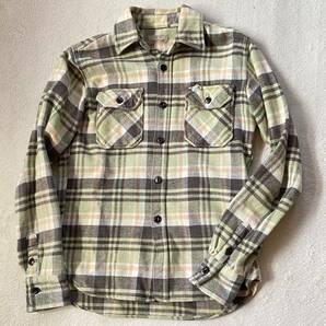 JAMES FABLED ジェイムス・ファブレッド 日本製 ヘビーネルシャツ 長袖シャツ チェック 大阪 Mサイズの画像1