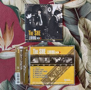 The SHE 帯付CD Living .. ロカビリー Japanese Neo Rockabilly