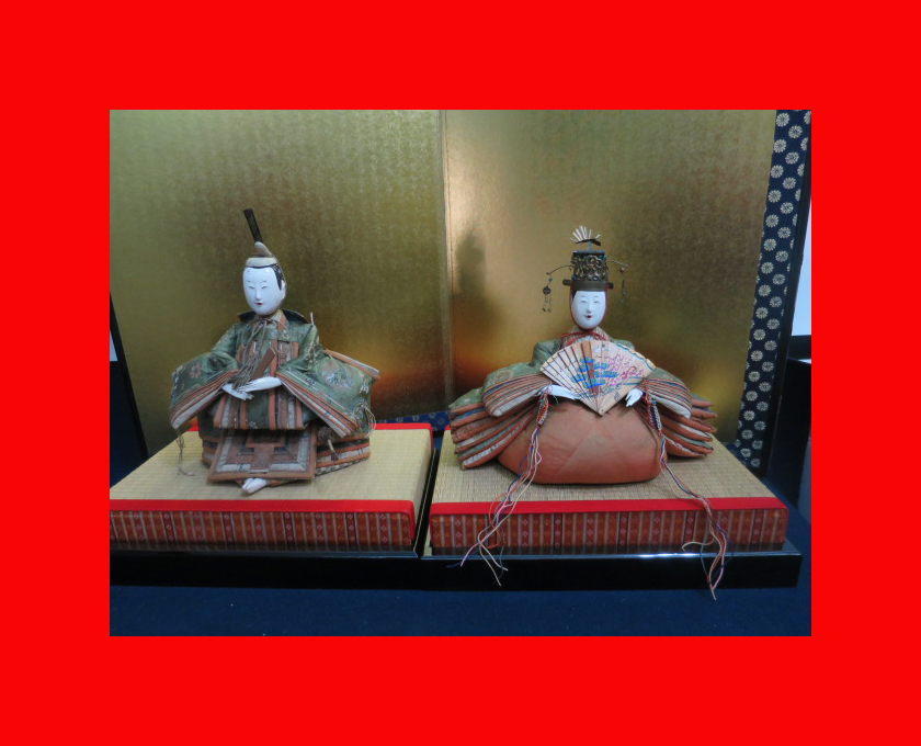 : [Museo de Muñecas] Muñecas Kyoho Hina E-69 Hina, accesorios hina, Palacio Hina. Maki-e Hina, estación, Eventos anuales, festival de muñecas, muñecas hina