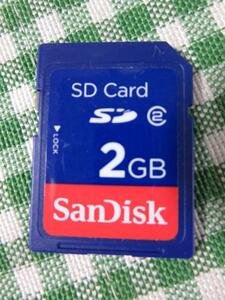 SanDisk SD memory card 2GB Class2