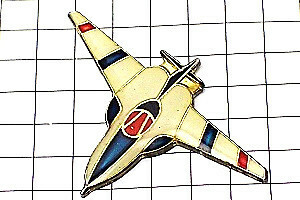 ピンバッジ・戦闘機ミリタリー飛行機◆フランス限定ピンズ◆レアなヴィンテージものピンバッチ