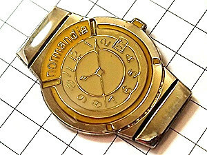 ピンバッジ・ノルマンディア腕時計◆フランス限定ピンズ◆レアなヴィンテージものピンバッチ
