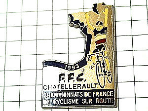  значок * велосипед гонки * Франция ограничение булавка z* редкость . Vintage было использовано булавка bachi