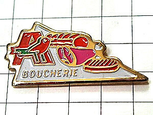  pin badge * meat product . small bird * France limitation pin z* rare . Vintage thing pin bachi