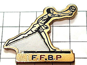  pin badge * volleyball player * France limitation pin z* rare . Vintage thing pin bachi