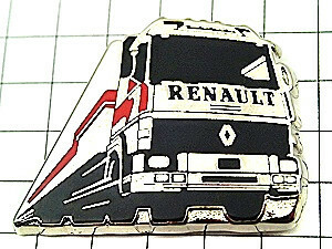  значок * Renault большой грузовик машина * Франция ограничение булавка z* редкость . Vintage было использовано булавка bachi