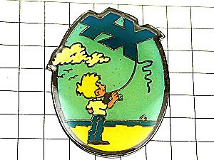  pin badge * kite kite ..* France limitation pin z* rare . Vintage thing pin bachi