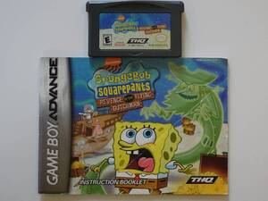 海外GAB スポンジボブ SpongeBob Revenge of the Flying Dutchman説明書付き 端子清掃済 動作Ok 国内未発売