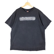 00's USA製 ハーレーダビッドソン 半袖両面プリントTシャツ メンズUS-2XLサイズ ブラック オフィシャル ビンテージ t-2360n_画像2