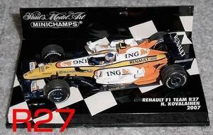 1/43ルノー F1 R27 コバライネン 2007 RENAULT