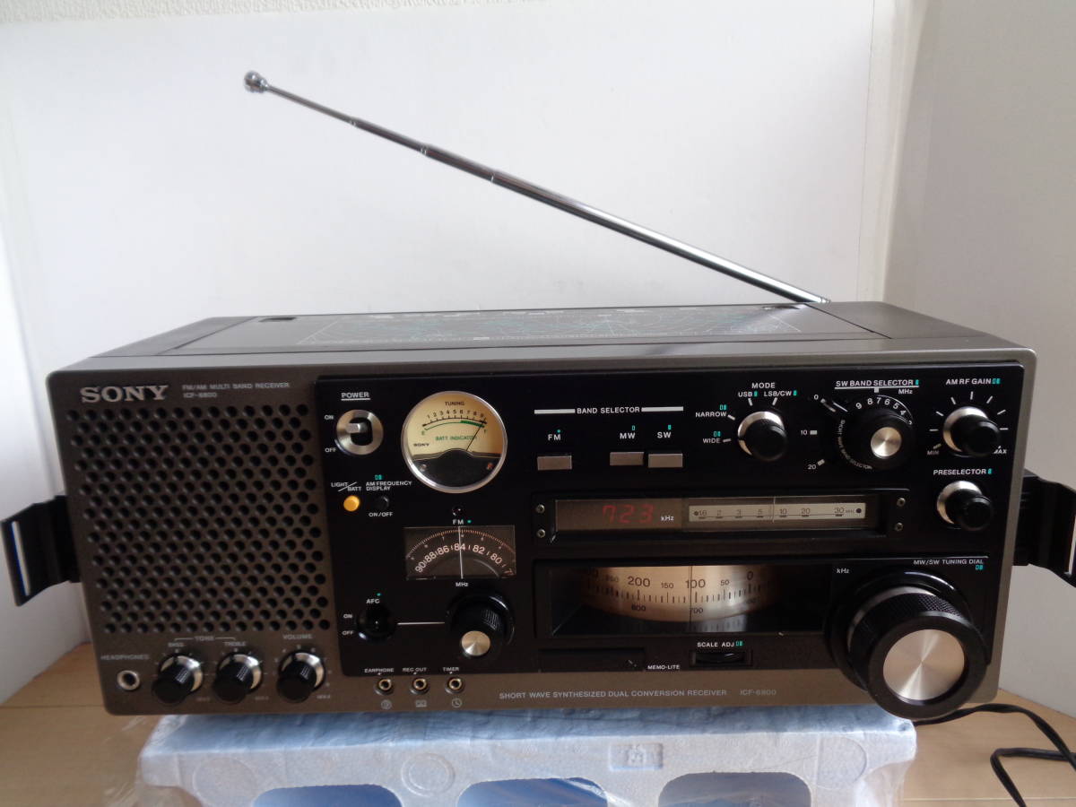 ヤフオク! -「sony icf-6800」(一般) (ラジオ)の落札相場・落札価格
