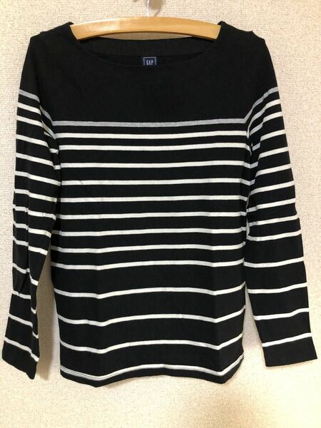 美品　GAP ギャップ　カットソー　Tシャツ　M ボートネックっぽい　ボーダー