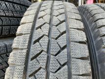 バリ溝　スタッドレス 4本セット　スチールホイール付き ブリヂストン ブリザック　VL1 185/80R15 103/101L LT 15×5.5J_画像2