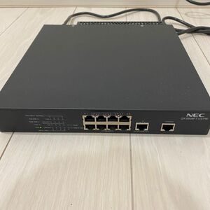 NEC QX-S508FT-1G-PW スイッチングハブ