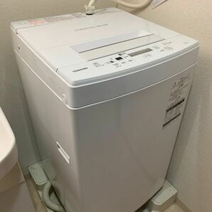限定価格★TOSHIBA洗濯機2019年製【AW-45M7(W)】4.5kg/低使用頻度