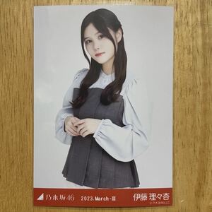 乃木坂46 伊藤理々杏 ツートーントップス 生写真 チュウ 1枚 検) 会場 限定 月別 鈴木絢音 卒業セレモニー 2023.March-Ⅲ