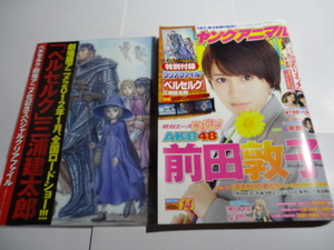 ヤングアニマル2011年 No.14 クリアファイル 劇場アニメ化記念ベルセルク グラビア 前田敦子 、芹那ほか 