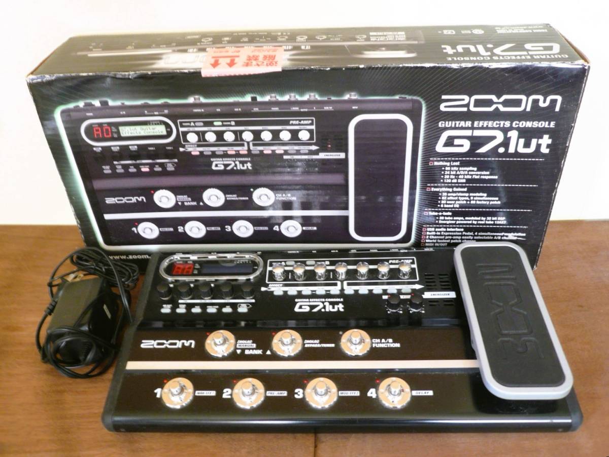 094s☆ZOOM ズーム G9.2tt GUITAR EFFECTS CONSOLE ギター用 マルチ