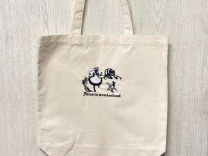 不思議の国のアリス刺繍トートバッグ