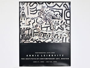 1992年 Annie Leibovitz キース・ヘリング ポスター/アニーリーボヴィッツ Keith Haring ポップアート バンクシー ウォーホル バスキア