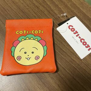 新品未使用品 コジコジ　バネポーチ　オレンジ 小物入れ COJICOJI COJI-COJI