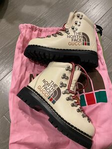 Новые сапоги Gucci North Face Trekking Boots Иногда белые