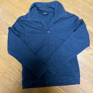 A.P.C ウール　フルジップ　ニット　フランス製