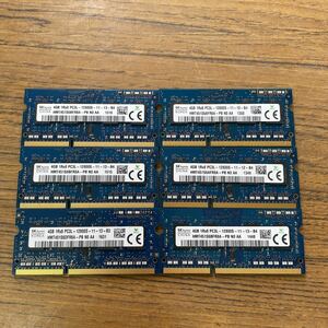 SKhynix 4GB 1Rx8 PC3L-12800S 6 sheets 