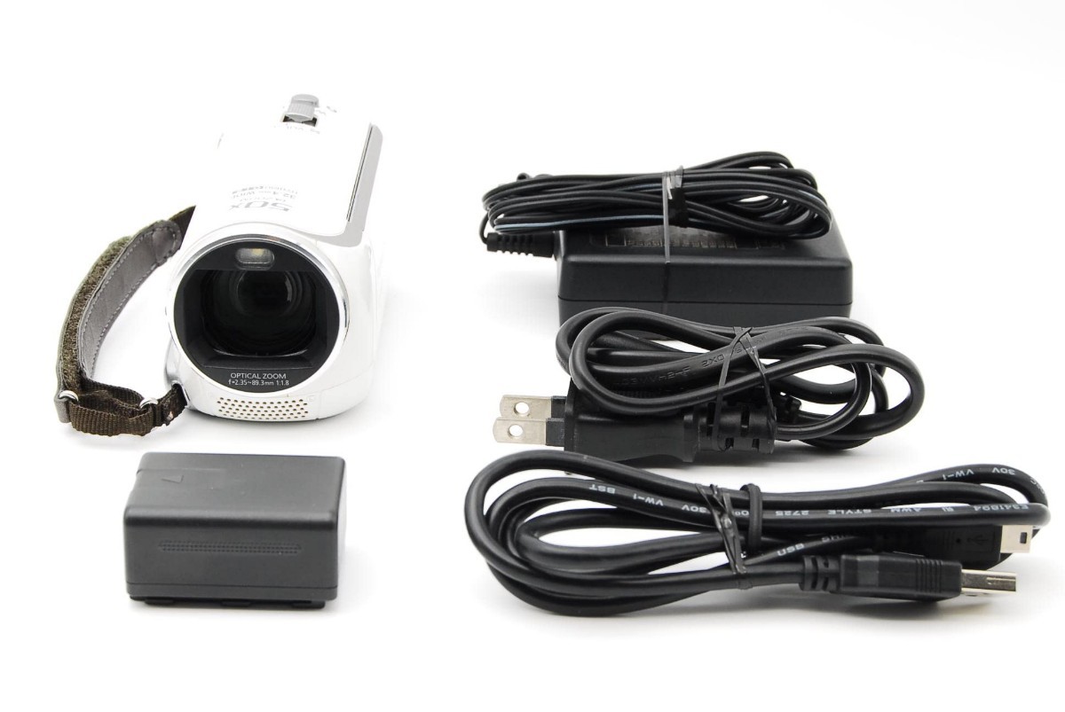 ヤフオク！- ビデオカメラ HC-V300M-W （パールホワイト）の製品情報