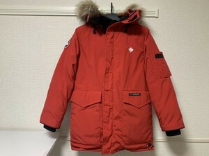 【激レア】【旧タグ】カナダグース CANADA GOOSE ヘリ アークティック Heli Arctic 8502M レッド アウタージャケット ダウン サイズXS