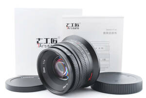 ★☆ 七工匠 7Artisans 35mm F1.4 APS-Cニコン Z用 付